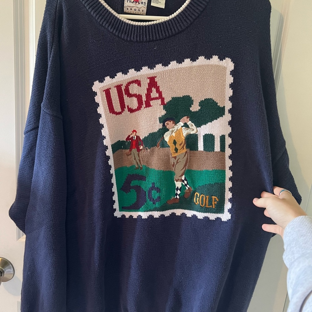 Vintage USA Golf Sweater